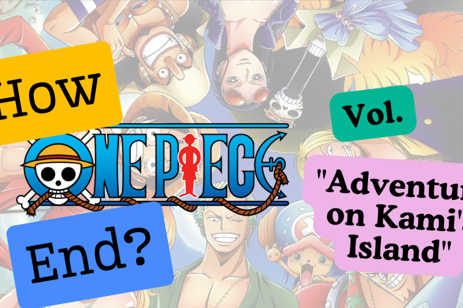 How did the vol. Adventure on Kami's Island of One Piece Manga End