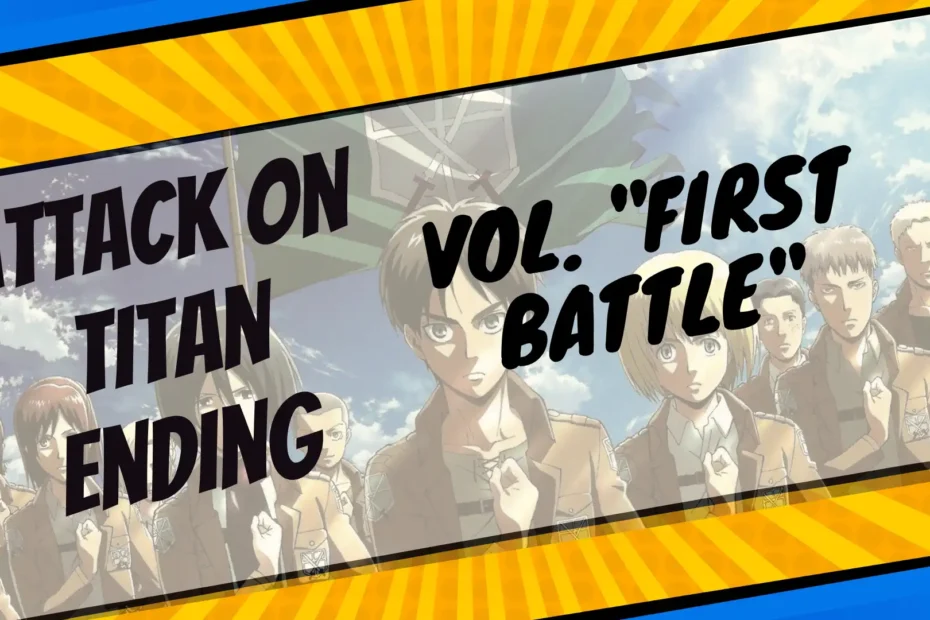 How did the vol. First Battle of Attack on Titan Manga End